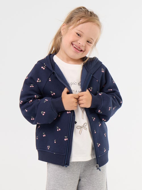 Printed Fleece Sweatshirt - Easy-Wear Collection - Kiabi