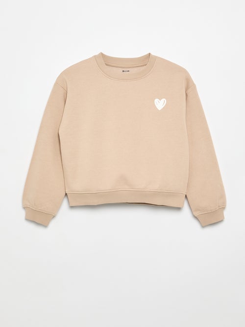 Printed Fleece Sweatshirt - Kiabi