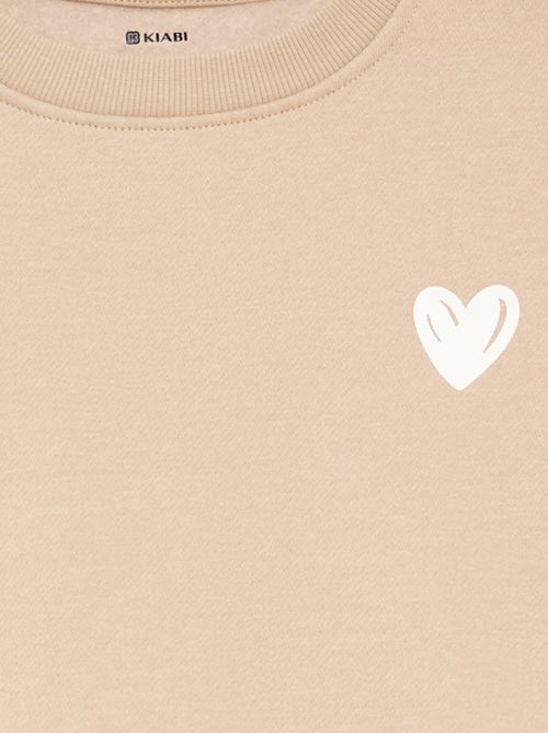 Printed Fleece Sweatshirt - Kiabi