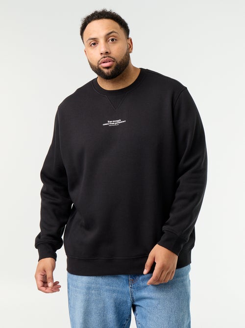 Printed Fleece Sweatshirt - Kiabi