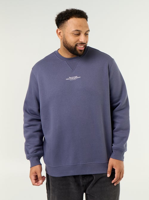 Printed Fleece Sweatshirt - Kiabi