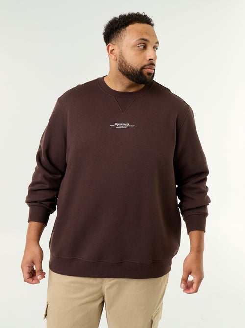 Printed Fleece Sweatshirt - Kiabi