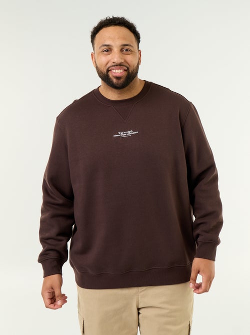 Printed Fleece Sweatshirt - Kiabi
