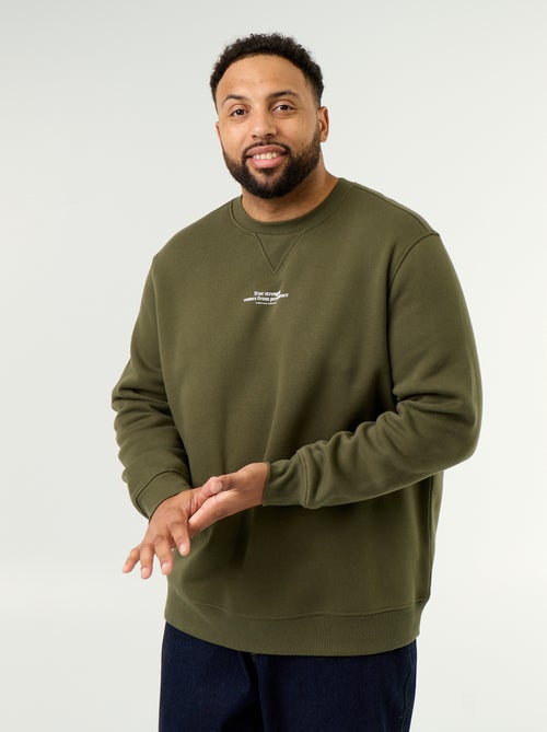 Printed Fleece Sweatshirt - Kiabi