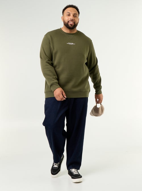 Printed Fleece Sweatshirt - Kiabi