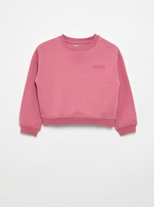 Printed Fleece Sweatshirt - Kiabi