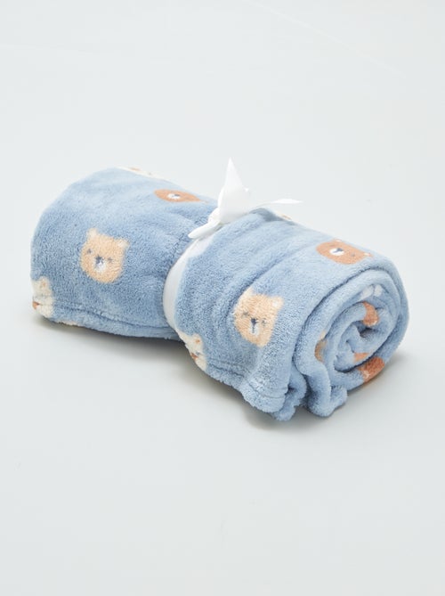Printed Fleece/Plush Blanket - Kiabi