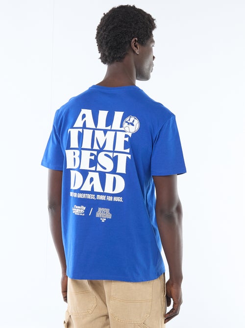 Printed Front and Back Short-Sleeve Jersey T-shirt - Kiabi