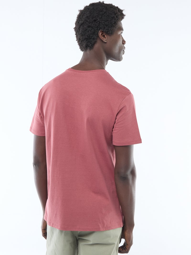 Printed Graphic T-shirt Red - Kiabi