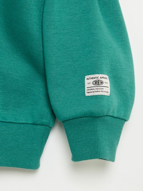 Printed Hooded Sweatshirt - Kiabi