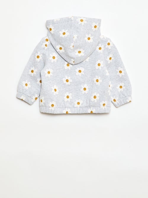 Printed Hooded Sweatshirt - Kiabi