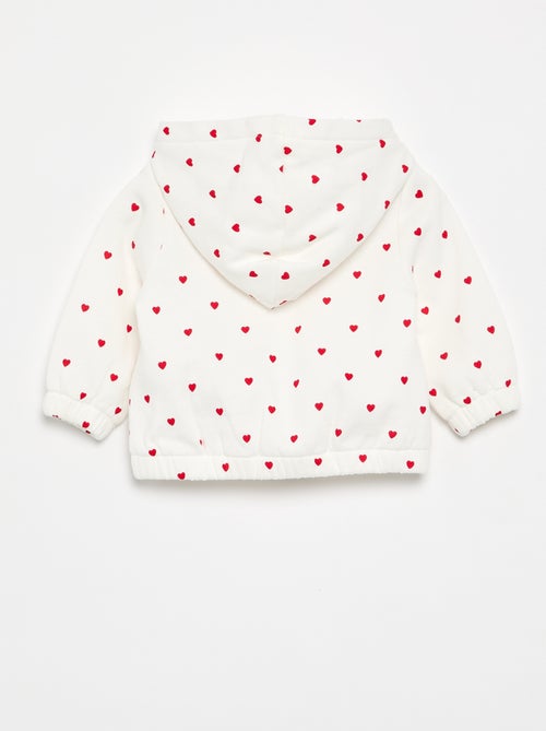 Printed Hooded Sweatshirt - Kiabi
