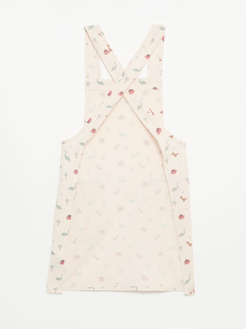 Printed Japanese Kitchen Apron Blue - Kiabi