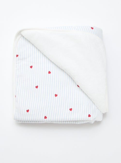 Printed Jersey Cotton Blanket - Kiabi