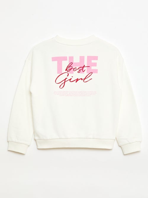 Printed Light French Terry Sweatshirt - Kiabi