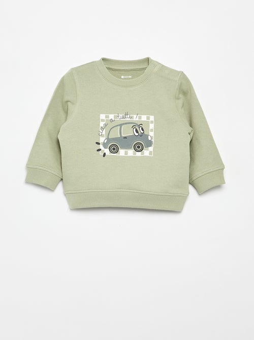 Printed Lightweight Fleece Sweatshirt - Kiabi