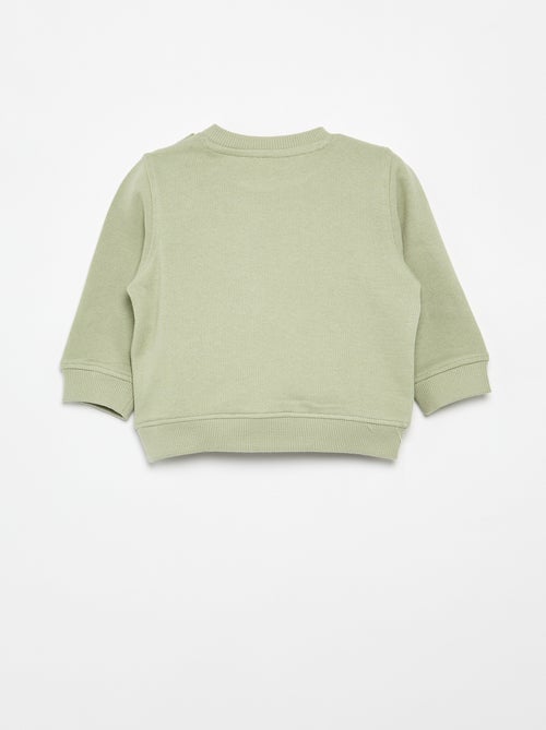 Printed Lightweight Fleece Sweatshirt - Kiabi