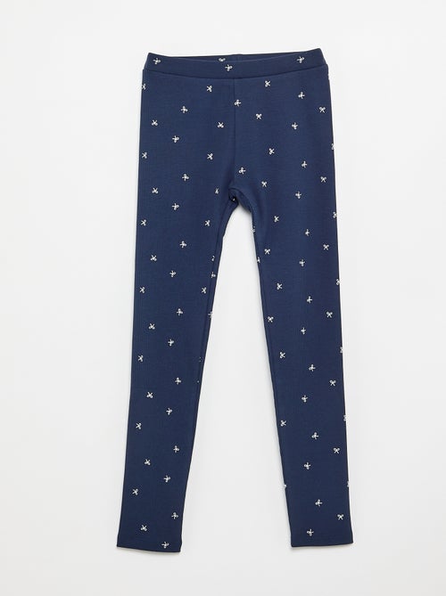 Printed long leggings - Kiabi