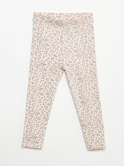 Printed Long Leggings - Kiabi Printed Long Leggings - Kiabi