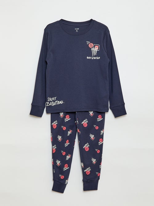 Printed Long Pajama Set - 2 pieces - Kiabi