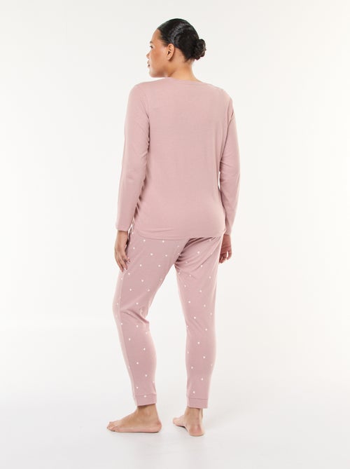 Printed Long Pajama Set - 2 pieces - Kiabi