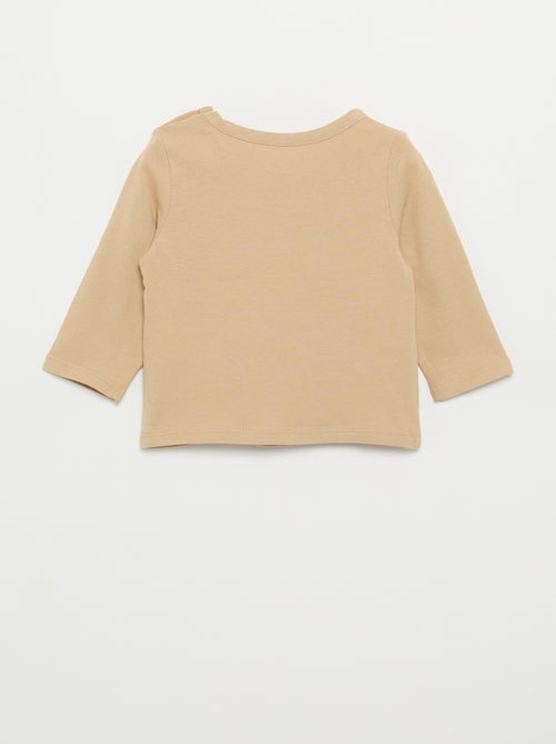 Printed Long-Sleeved T-Shirt - Kiabi