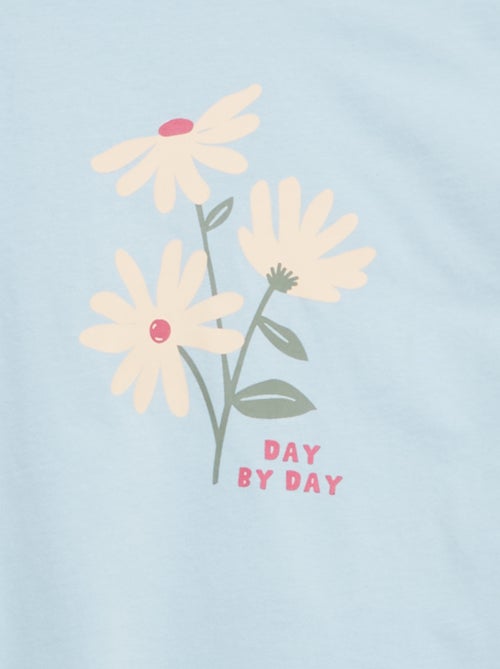 Printed long-sleeved T-shirt - Kiabi