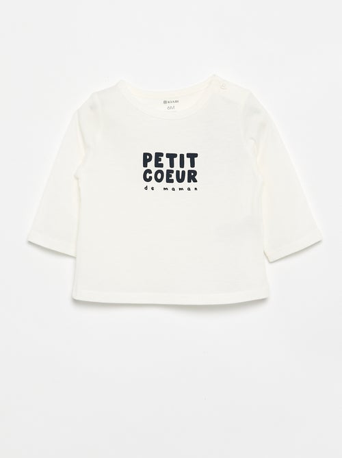 Printed Long-Sleeved T-Shirt - Kiabi