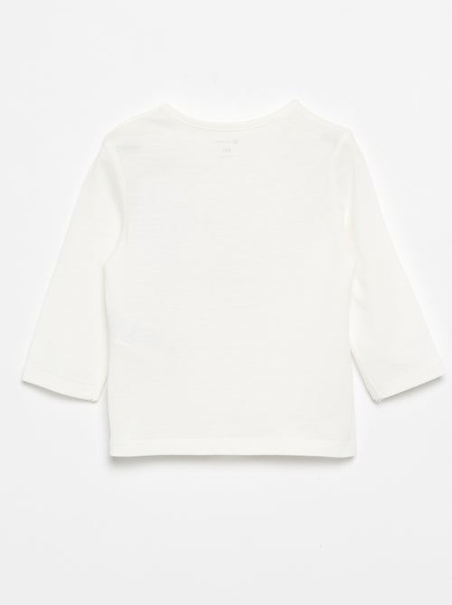 Printed Long-Sleeved T-shirt - Kiabi