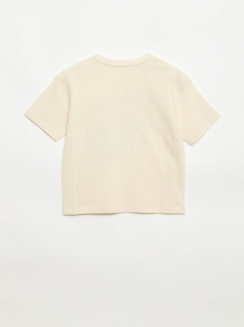 Printed Loose Fit Short-Sleeved T-Shirt - Kiabi