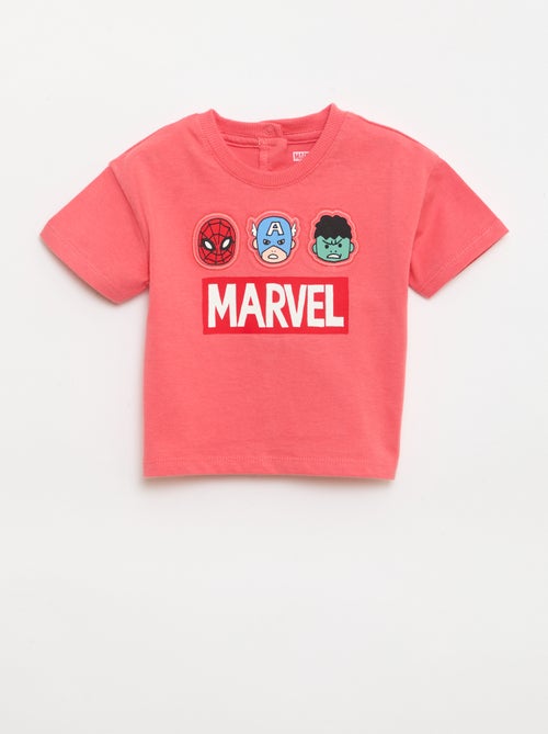 Printed 'Marvel' T-shirt - Kiabi Printed 'Marvel' T-shirt - Kiabi