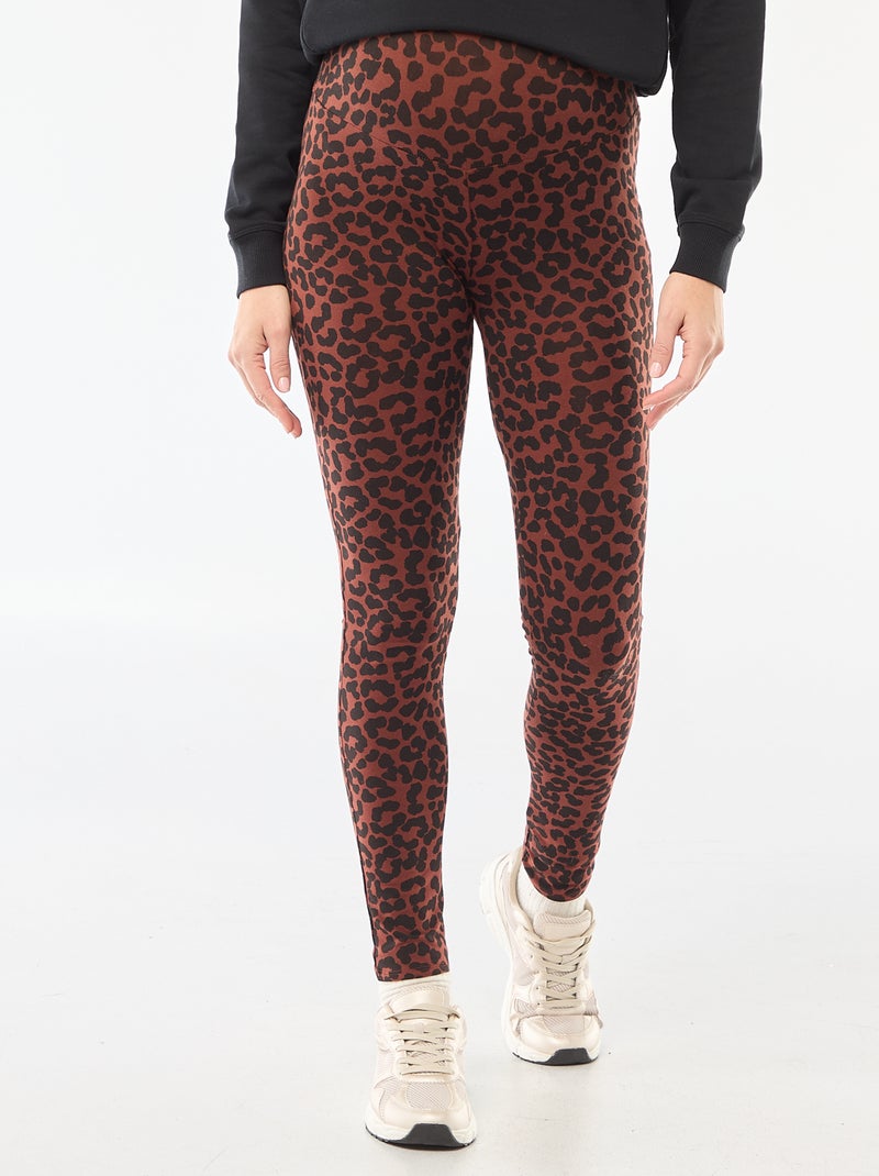 Printed Maternity Leggings Green - Kiabi