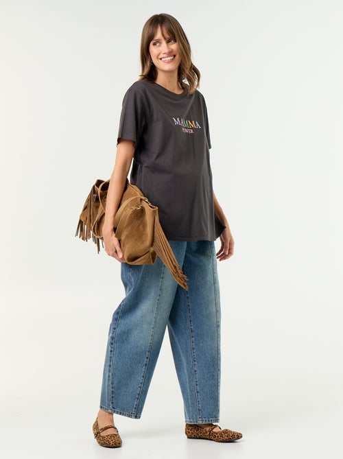 Printed maternity t-shirt - Kiabi