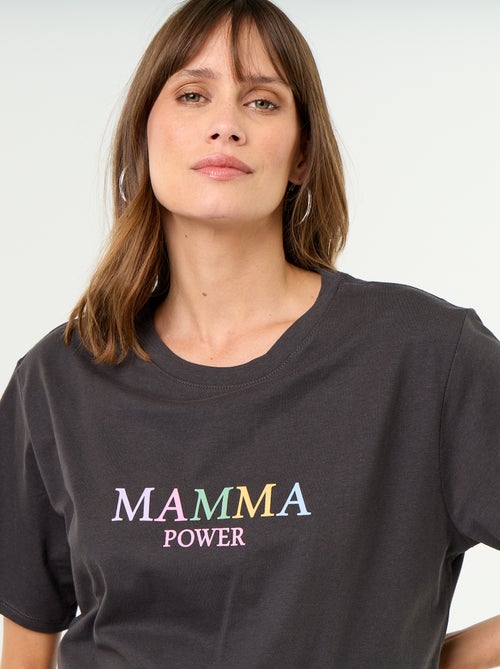 Printed maternity t-shirt - Kiabi