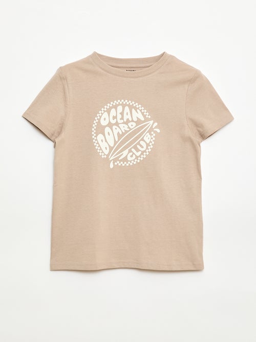 Printed Message T-Shirt - Kiabi
