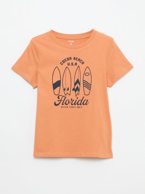 Printed Message T-Shirt - Kiabi