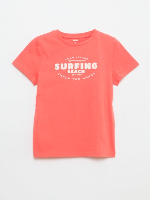 Printed Message T-Shirt - Kiabi