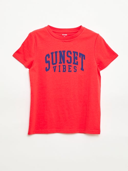 Printed Message T-Shirt - Kiabi