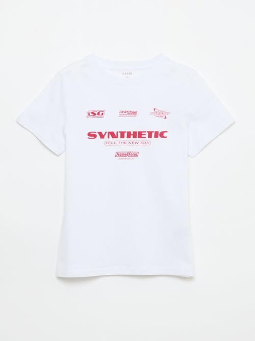 Printed Message T-Shirt - Kiabi