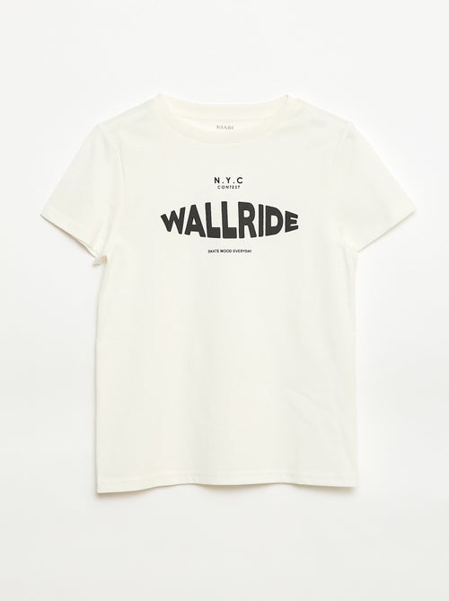 Printed Message T-Shirt - Kiabi