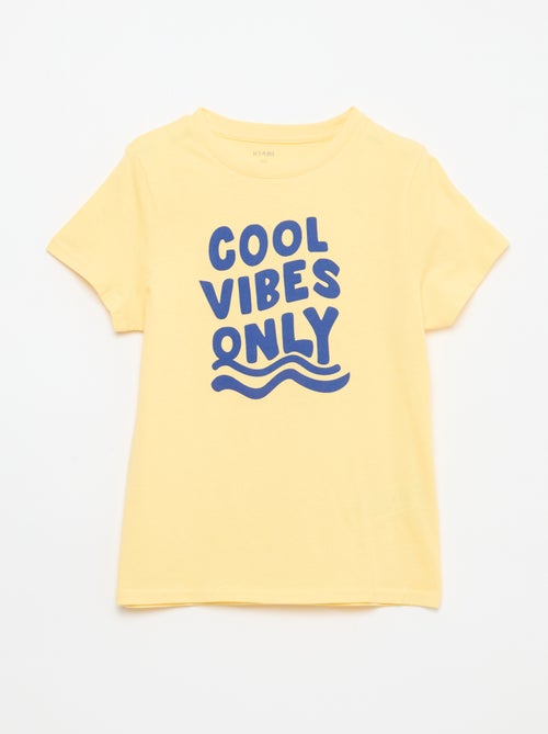 Printed Message T-Shirt - Kiabi