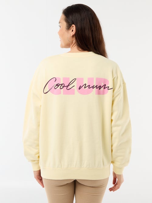 Printed Nursing Sweatshirt - Kiabi