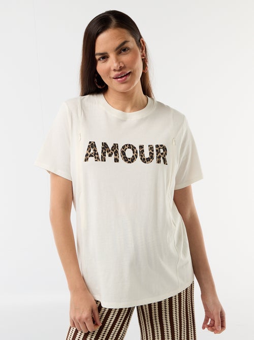 Printed Nursing T-shirt - Kiabi