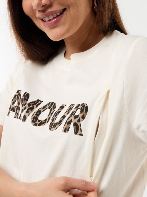 Printed Nursing T-shirt - Kiabi