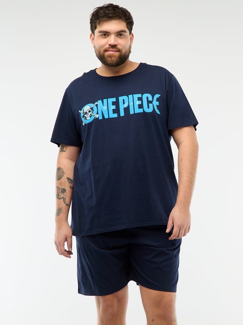 Printed 'One Piece' Short Pajama Set - 2 pieces - Kiabi