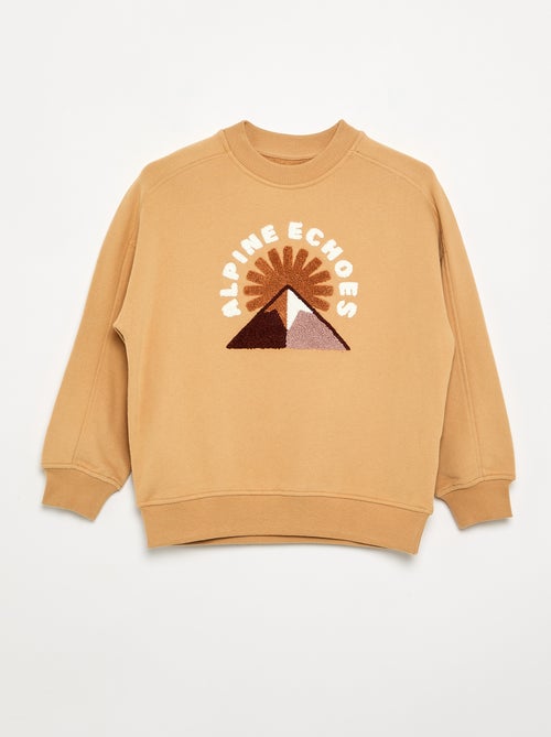 Printed Oversized Sweatshirt - Kiabi Printed Oversized Sweatshirt - Kiabi