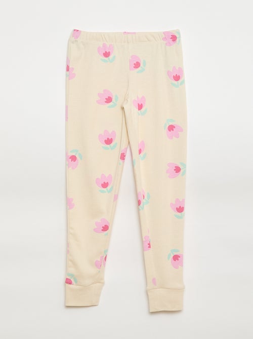 Printed Pajama Set - T-shirt + Pants - 2 pieces - Kiabi