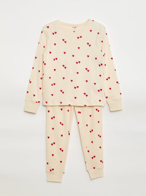 Printed Pajama Set T-shirt + Pants - 2 pieces - Kiabi