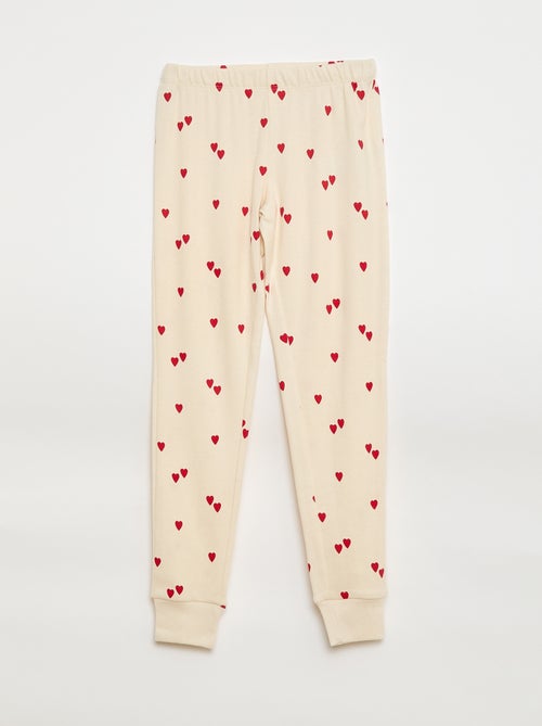 Printed Pajama Set T-shirt + Pants - 2 pieces - Kiabi