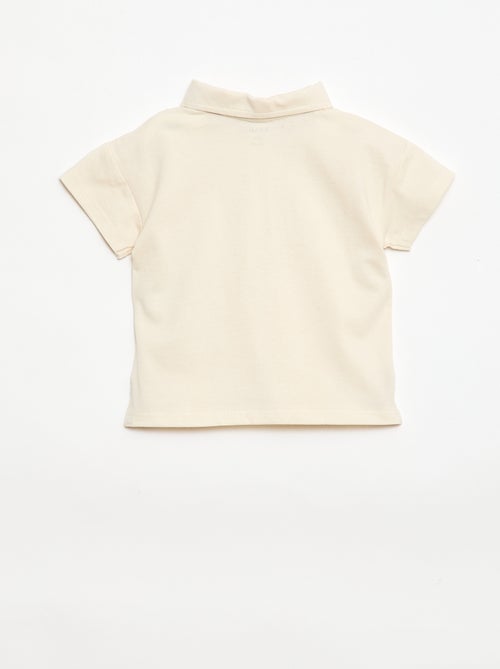 Printed Polo T-shirt - Kiabi